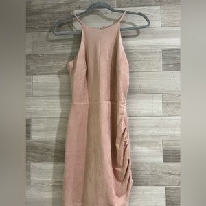 Light Pink Velvet Dress (never worn)